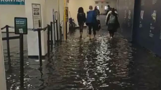 new york flood in building