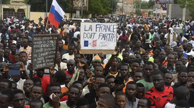 niger protest against france