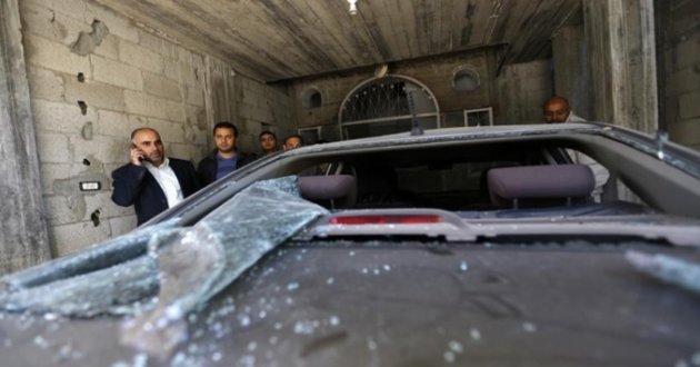 palestine president car bomb