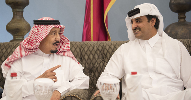 qata emir thani king salman 2018