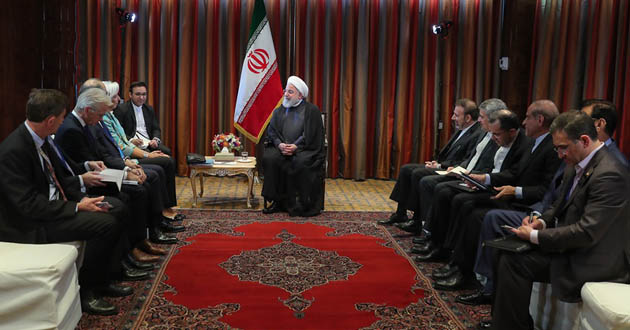 rouhani meeting with us media