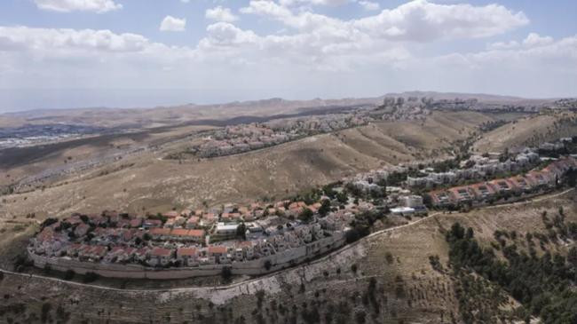 the illegal israeli settlement of maale adumim in the occupied west bank