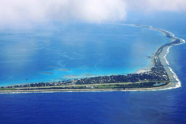 Tuvalu: Fourth smallest country of the world.
