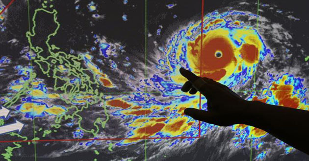 typhoon in the philippines