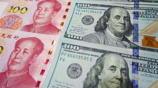 yuan and dollars