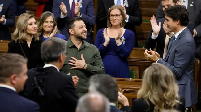 zelenskyy in canadian parliament