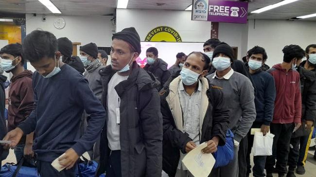 143 detained bangladeshis returned from libya