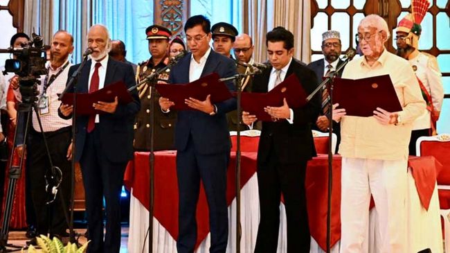 বঙ্গভবনে নতুন মন্ত্রীদের শপথ, মধ্যরাতে জারি হলো প্রজ্ঞাপন