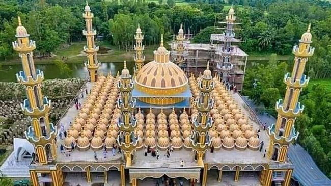 210 domes mosque tangail friday prayers