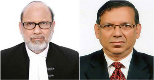 Abdul Wahhab Mia and Law Minister Anisul Haque