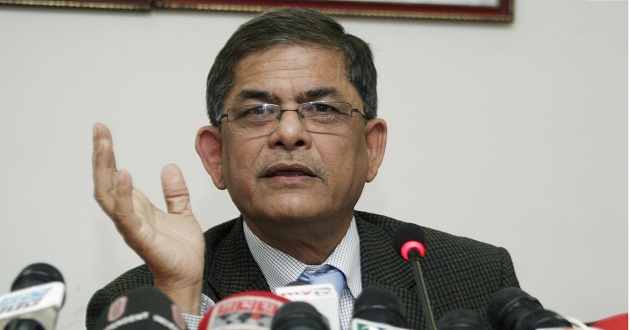 Fakhrul Islam Alamgir giving speech