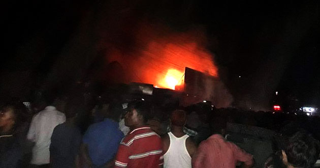 Fire in coxbazar