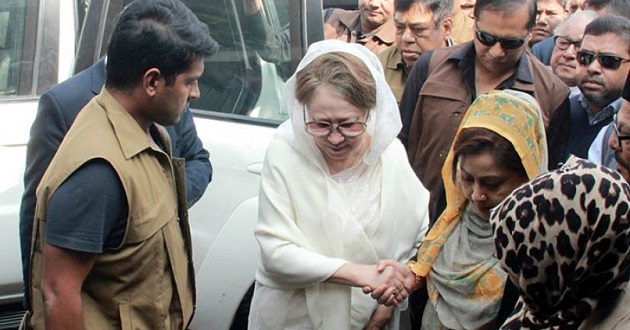 Khaleda zia going jail