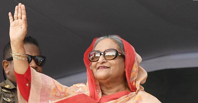 PM sheikh hasina in mymensing