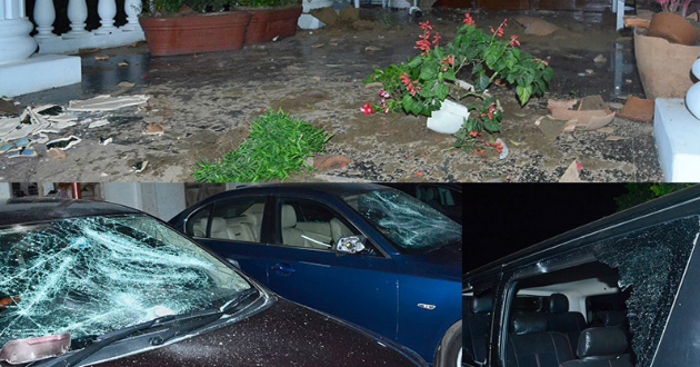 Saka Chowdhury s house vandalized