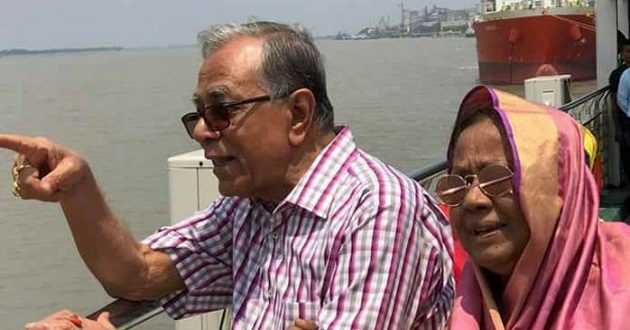 abdul Hamid with wife