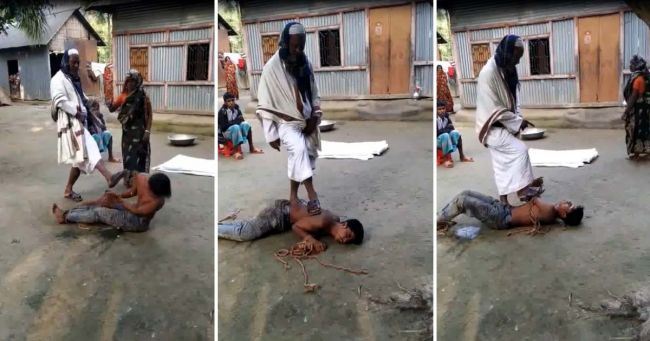 al leader torture a boy