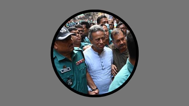 amir khosru mahmud chowdhury and zahir uddin swapan in the court premises