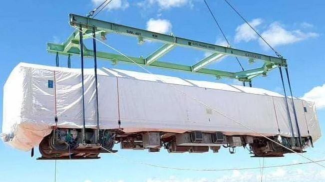 another shipment metro rail reached mongla