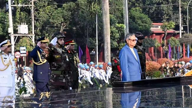 armed forces day president mohammed shahabuddin
