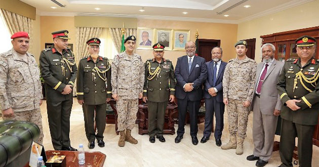 army chief aziz ahmed at the bangladesh embassy