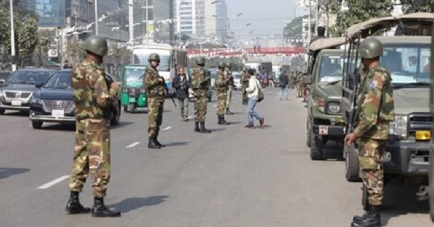 army in dhaka