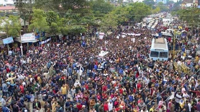 assam is up in protest