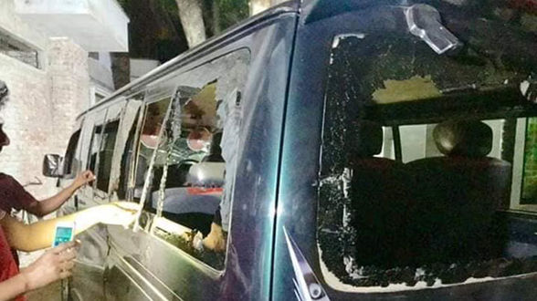 attack on azharul haque arjou car