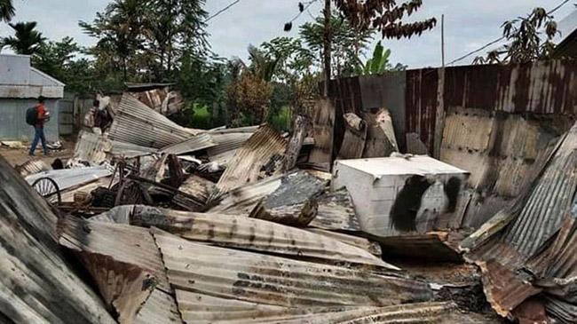 attack on hindu house