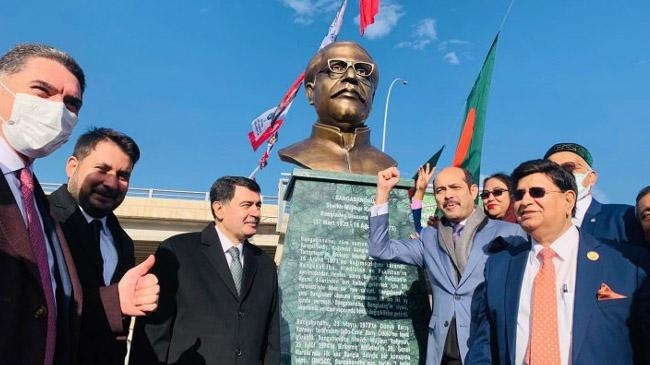 banabandhu statue inaugurated turkey