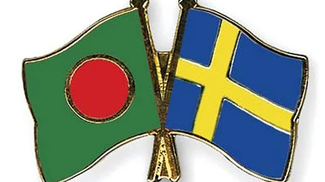 bangladesh and sweden flag