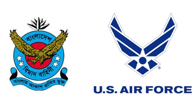 bangladesh and us airforce logo
