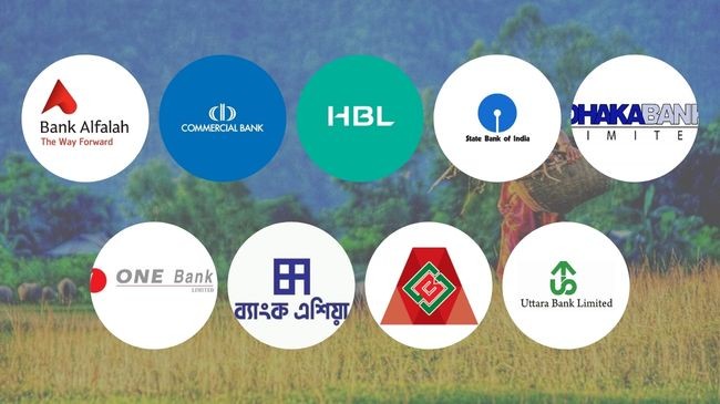 bank al falah commercial bank of ceylon habib bank state bank of india bank asia dhaka bank one bank shimanto bank and uttara bank 1