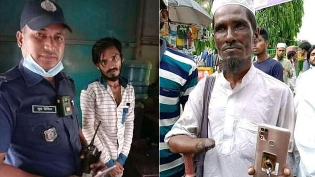 begger smartphone comilla snatch recover viral