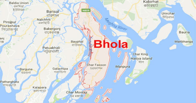 bhola map