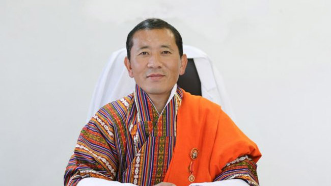 bhutanese pm lotte shering
