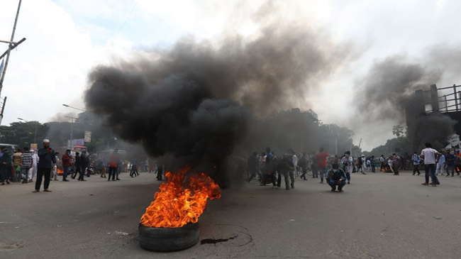 blockade at shahbag 1