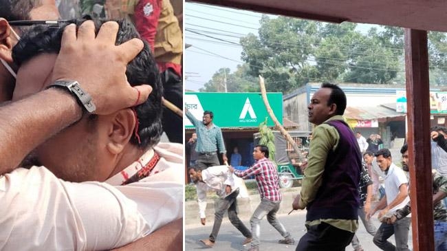 bnp police clash natore inner