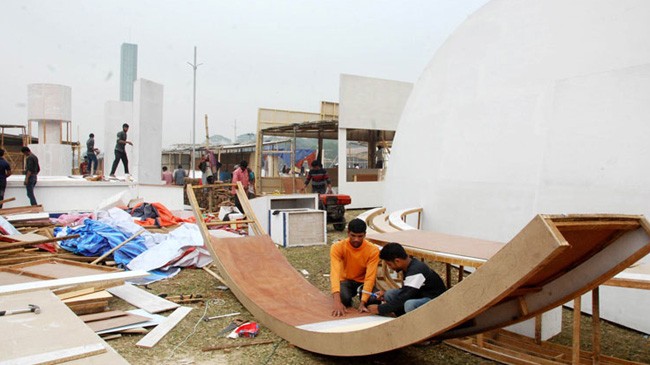 book fair stall making