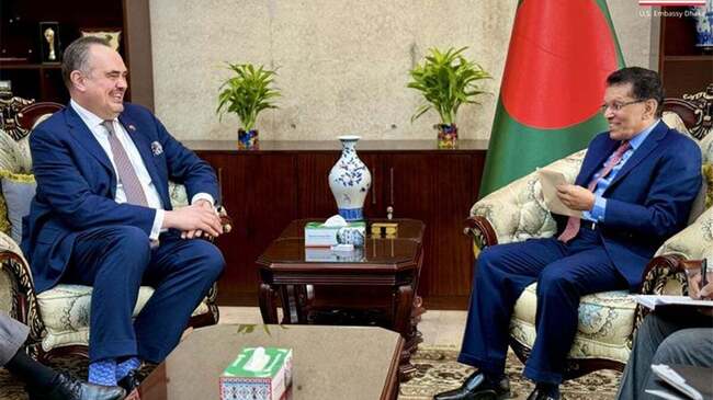 নতুন পররাষ্ট্রমন্ত্রীর সঙ্গে মার্কিন রাষ্ট্রদূতের সাক্ষাৎ, সম্পর্ক জোরদারের বার্তা