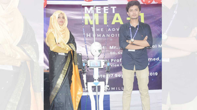 britania university made a robot