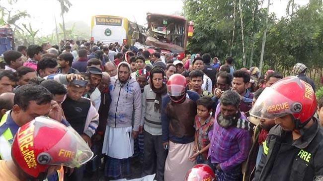 bus accident rajbari