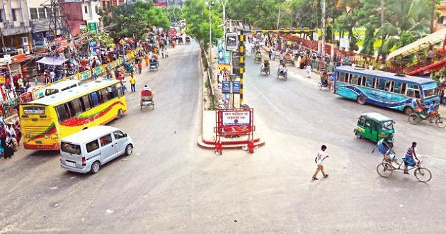 bus in dhaka city