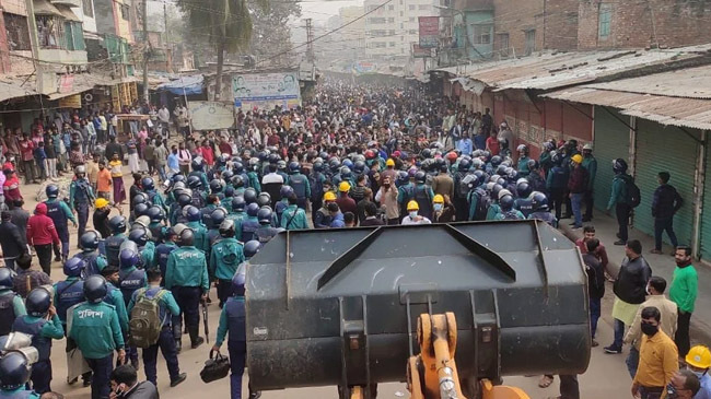 capital mirpur eviction clash inner