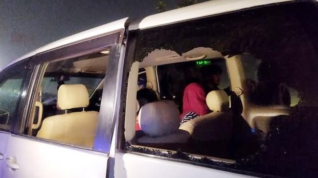 car attacked