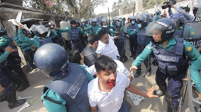 chatradal police clash