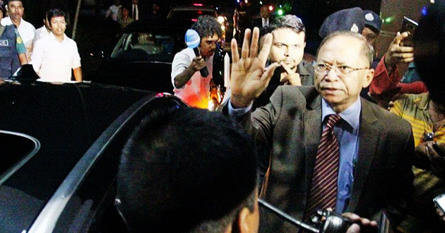 chief justice before leave dhaka
