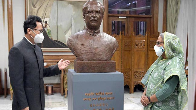 china mural bangabandhu pm