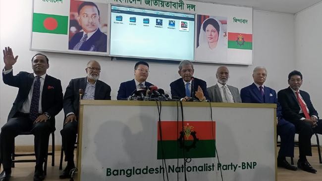 chinese ambassador to bangladesh yao wen meets with leaders of bangladesh nationalist party
