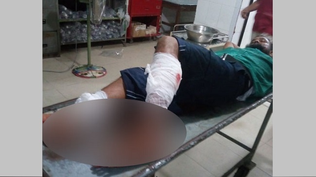 cocktail attack on police in the capital